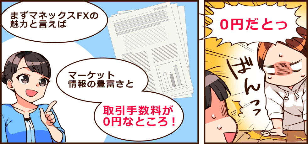 マネックスFXの魅力は豊富なマーケット情報と手数料0円！